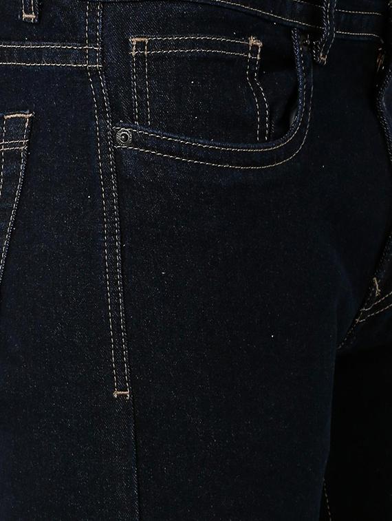 blue cotton plain jeans - 16137420 - Zoom Image - 5