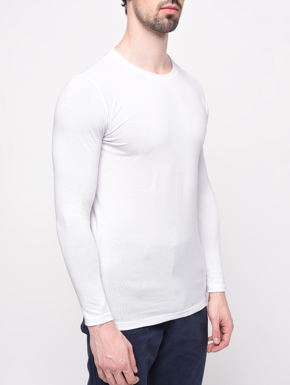 white solid t-shirt - 16138649 - Zoom Image - 5