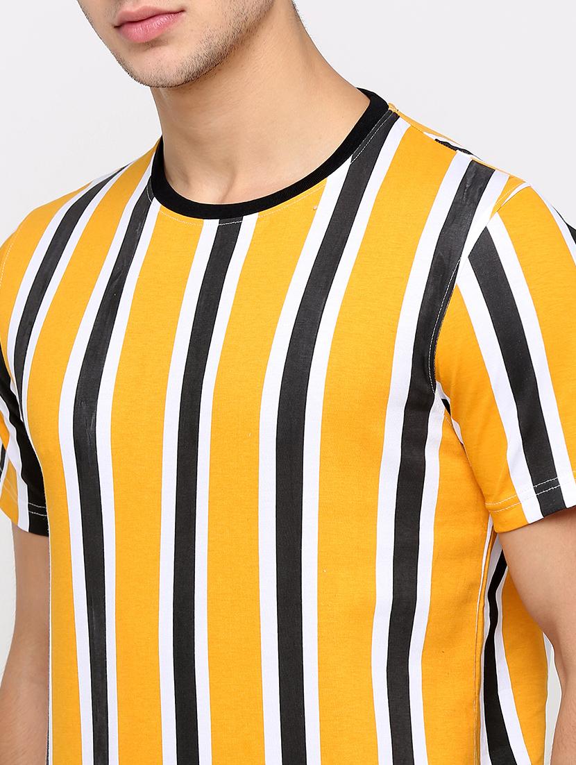 yellow striped t-shirt - 16139249 - Zoom Image - 5