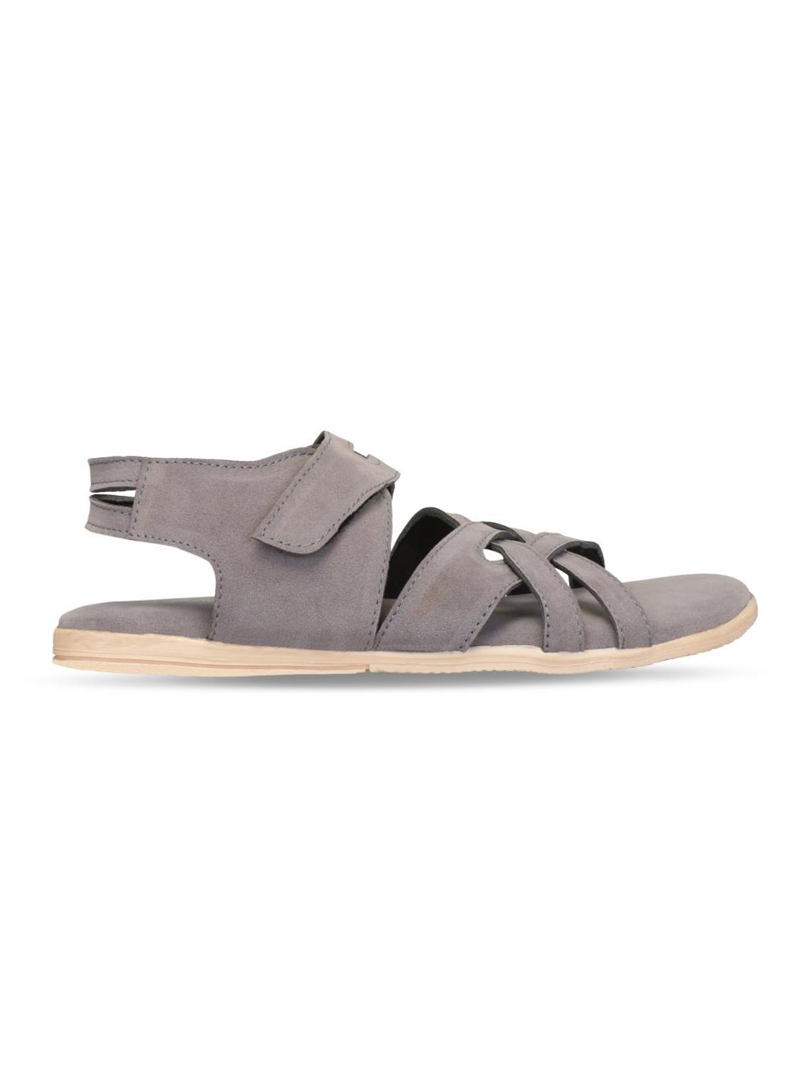grey suede back strap sandals - 16139957 - Zoom Image - 2