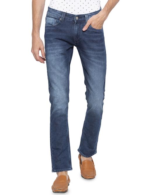 blue heavy washed jeans - 16140309 - Standard Image - 1