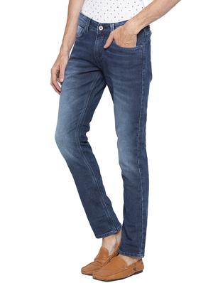 blue heavy washed jeans - 16140309 - Standard Image - 2