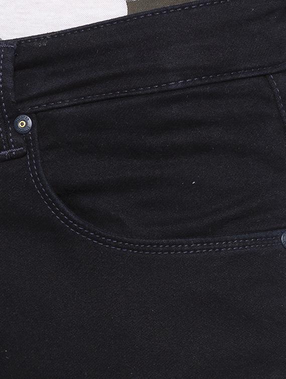 blue cotton plain jeans - 16140312 - Zoom Image - 5