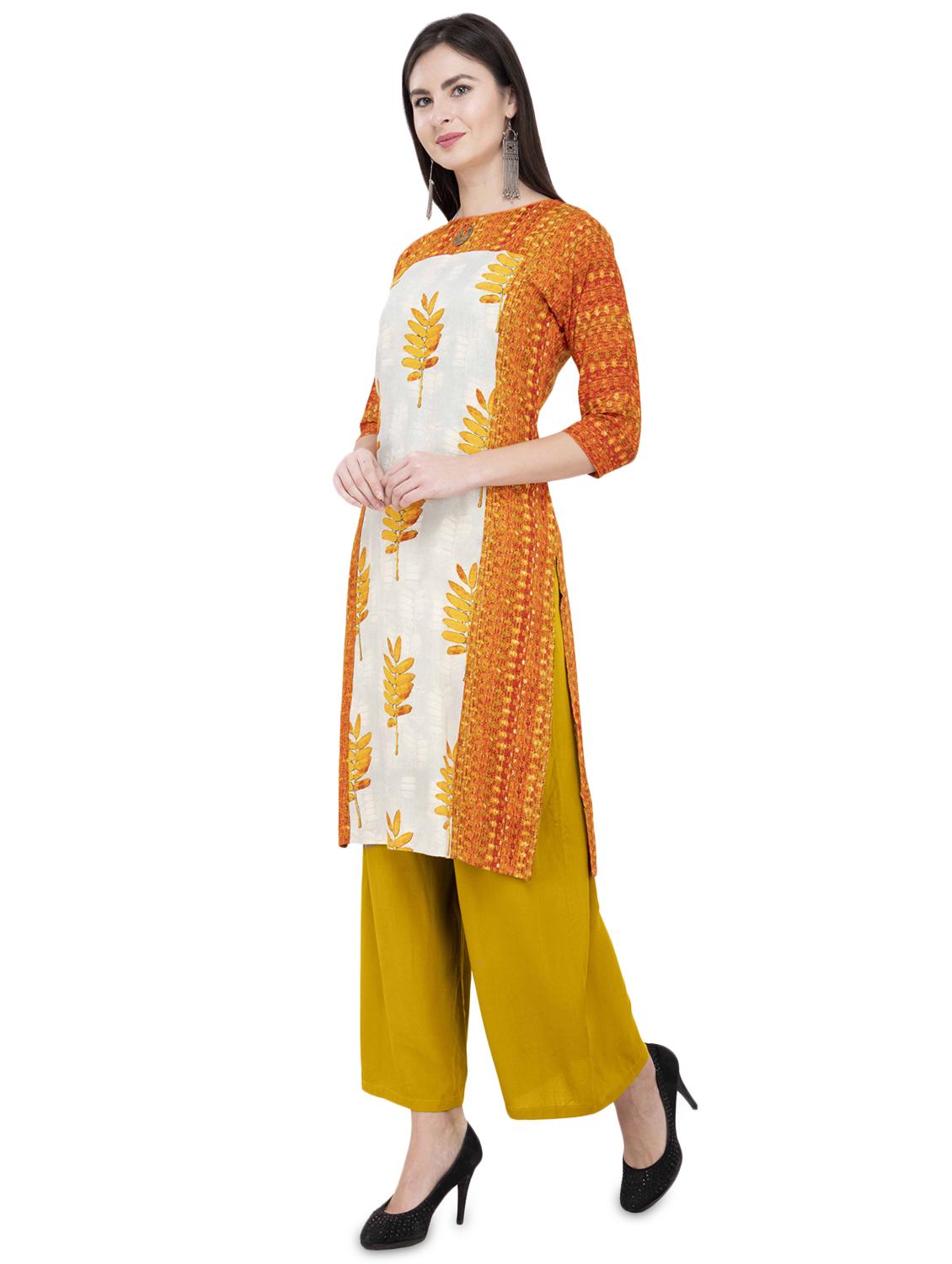 Printed straight kurta - 16140600 - Zoom Image - 2