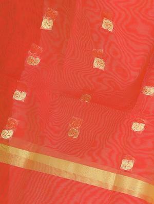 banarasi dupatta with tassels - 16140825 - Standard Image - 2