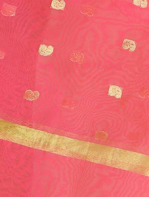 banarasi dupatta with tassels - 16140826 - Standard Image - 2