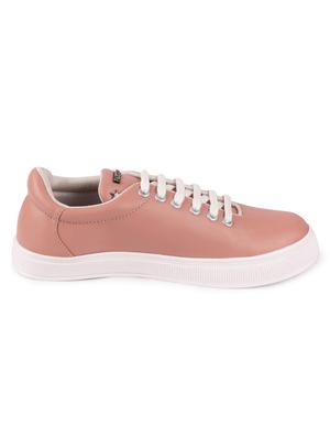 pink lace-up sneakers - 16140865 - Standard Image - 2