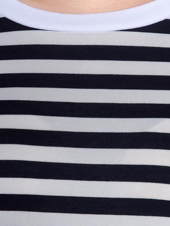 contrast crew striped top - 16140934 - Zoom Image - 5