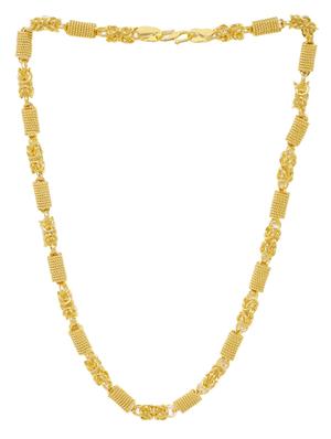 gold brass chain necklace - 16141161 - Standard Image - 2