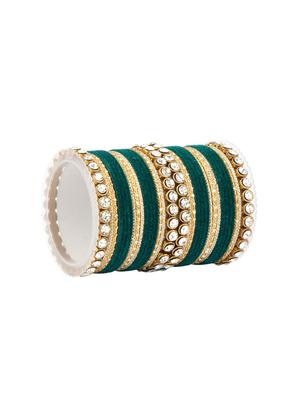 green metal bangle - 16141388 - Standard Image - 2