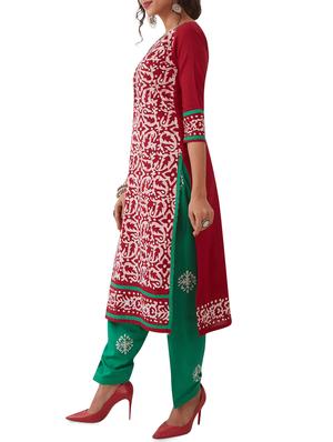 batik printed unstitched salwar suit - 16141420 - Standard Image - 2