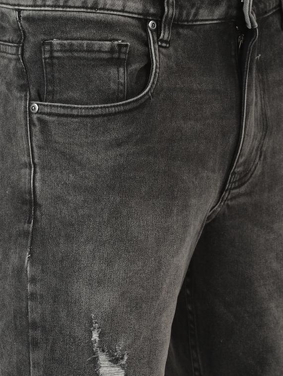 black denim shorts - 16142258 - Zoom Image - 5