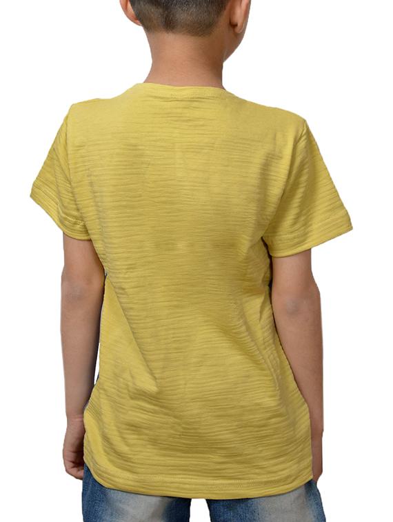 yellow cotton tshirt - 16142933 - Zoom Image - 2