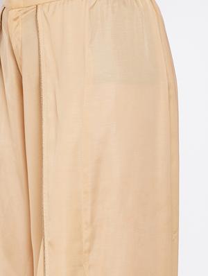 Sequined cape style top with dhoti set - 16157987 - Standard Image - 5