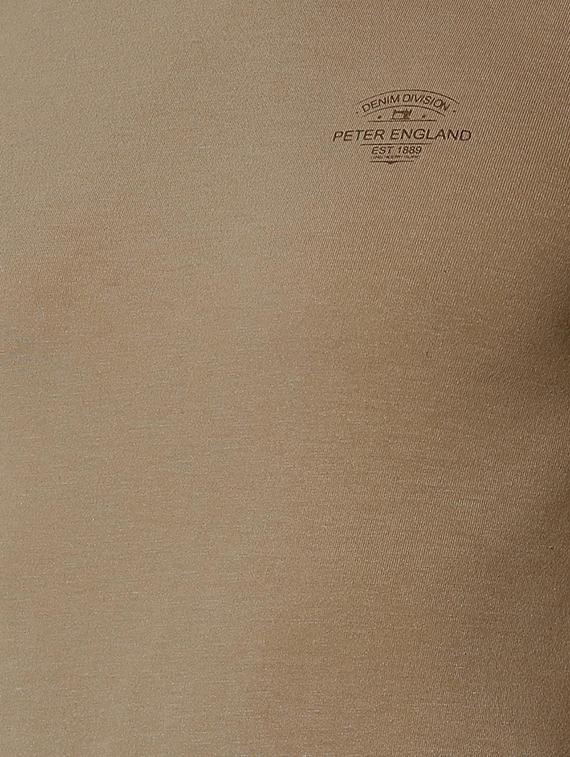 brown solid tshirt - 16158159 - Zoom Image - 5