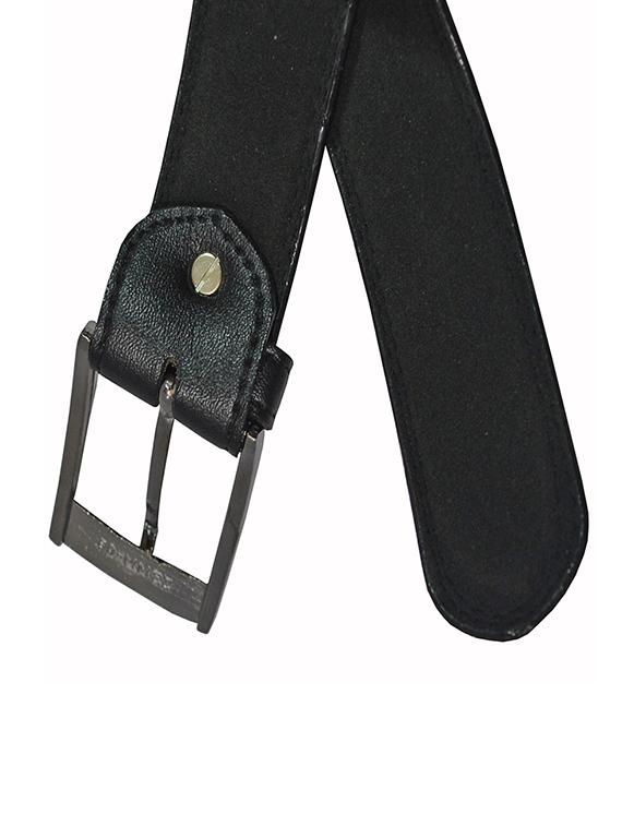 black leatherette belt - 16158221 - Zoom Image - 2