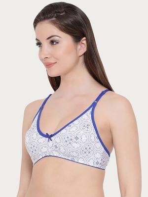contrast seam bow patch bra - 16158585 - Standard Image - 2