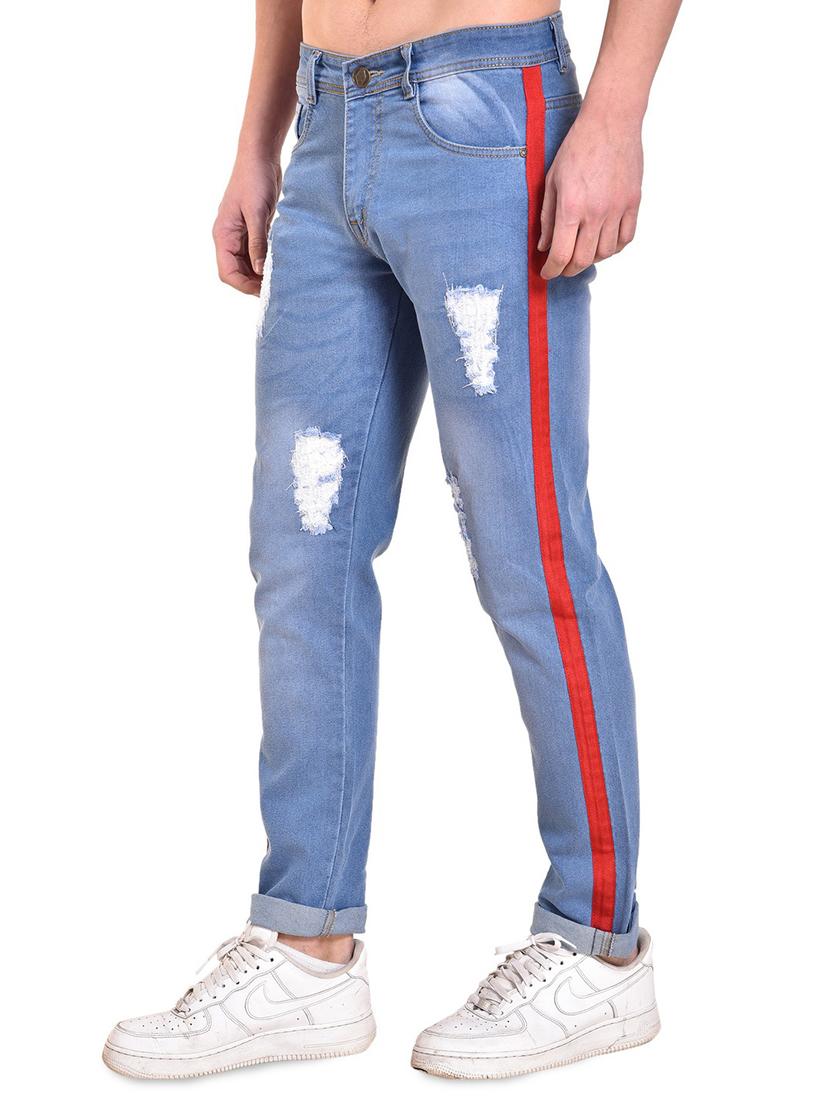 blue denim ripped jeans - 16158835 - Zoom Image - 2