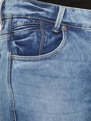 blue light washed jeans - 16165054 - Standard Image - 5