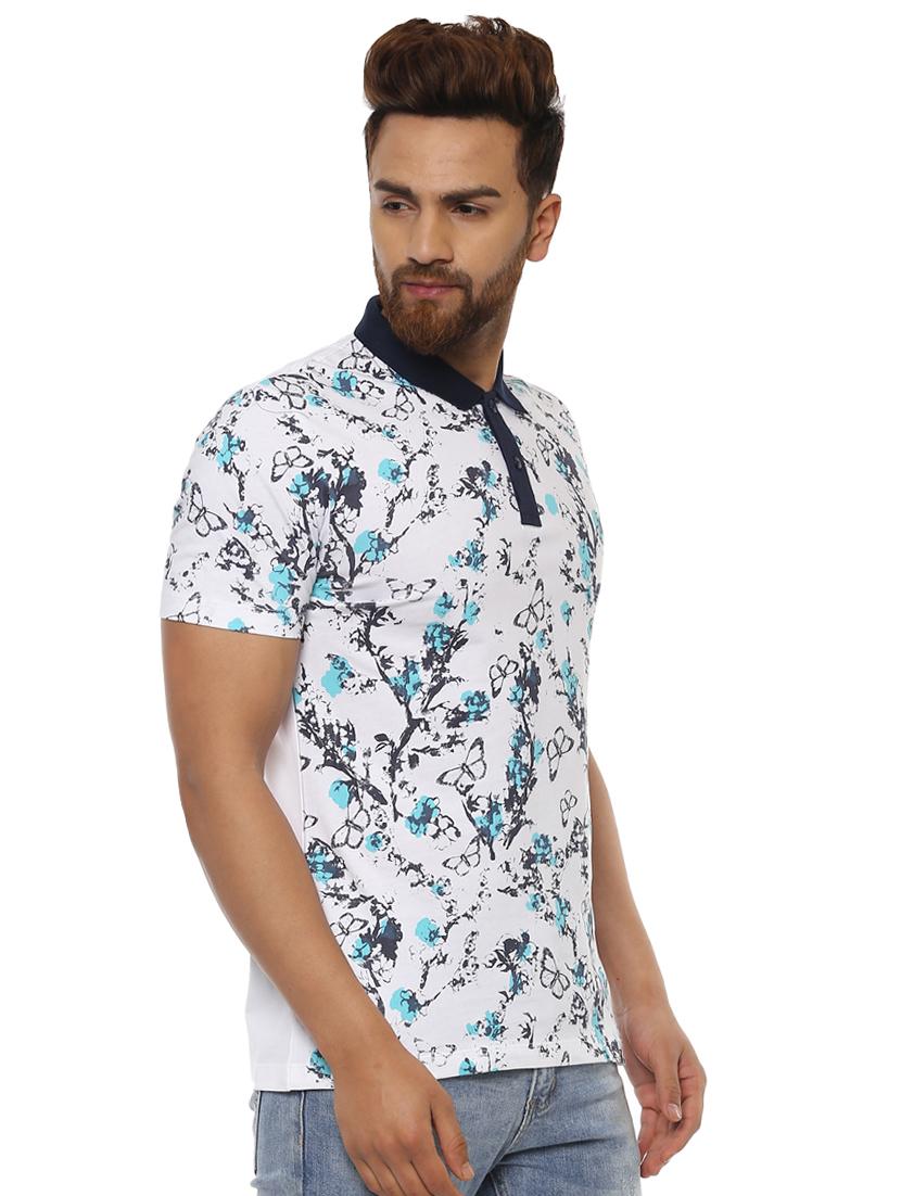 white front print t-shirt - 16165718 - Zoom Image - 2