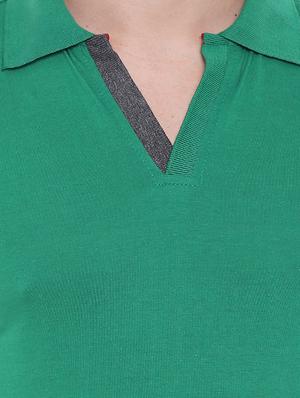 green solid tshirt - 16166220 - Standard Image - 5