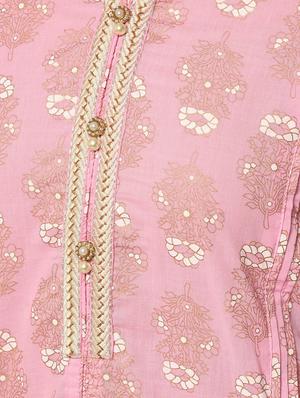 block printed straight kurta - 16167303 - Standard Image - 5