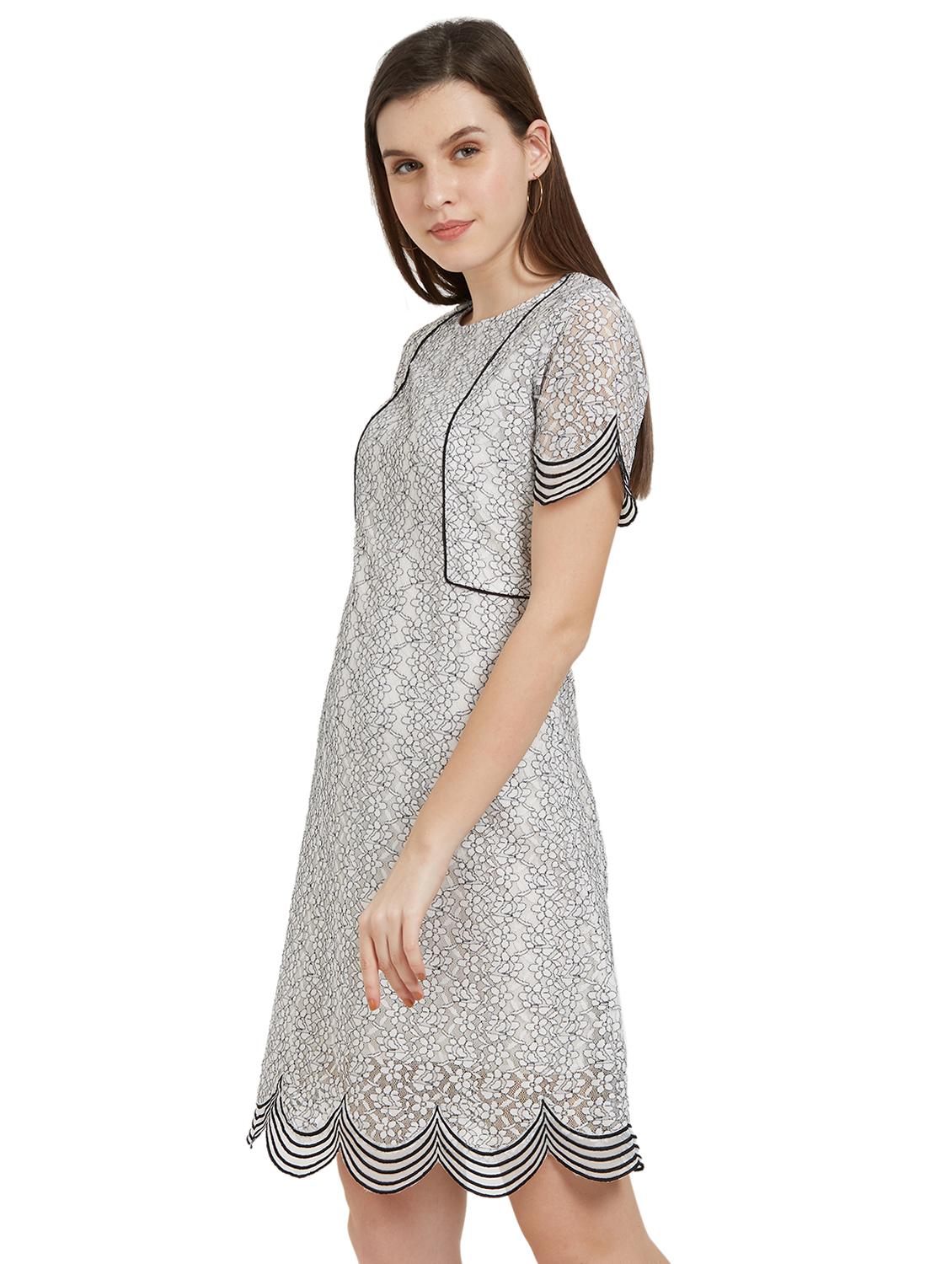 floral print a-line dress - 16167395 - Zoom Image - 2
