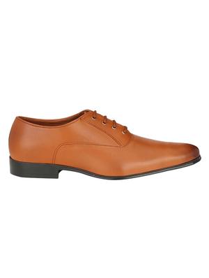 tan leatherette lace-up oxfords - 16167569 - Standard Image - 2