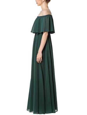 off shoulder ruffled maxi dress - 16167791 - Standard Image - 2