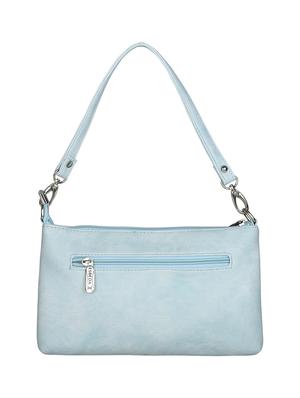 blue leatherette (pu) regular sling bag - 16168424 - Standard Image - 2