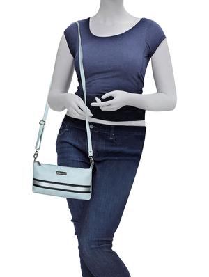 blue leatherette (pu) regular sling bag - 16168424 - Standard Image - 5