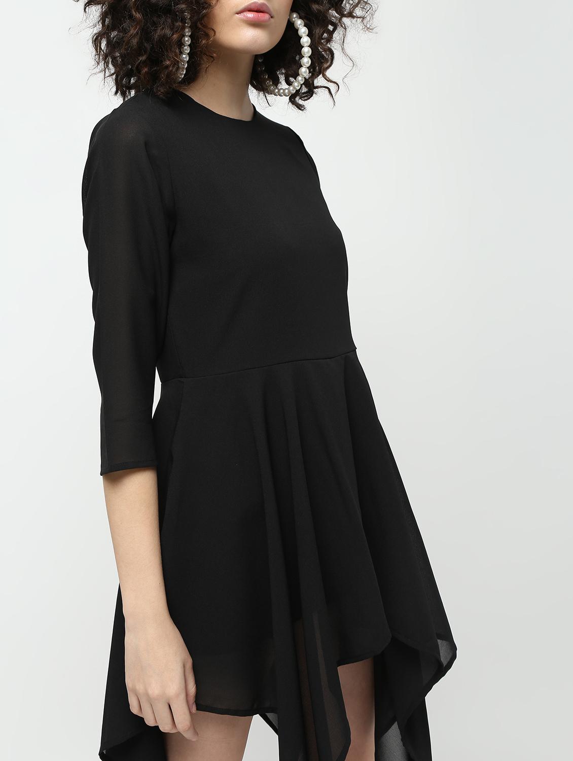 round neck asymmetric dress - 16168504 - Zoom Image - 5