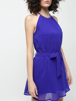 tie knot a-line dress - 16168579 - Standard Image - 5
