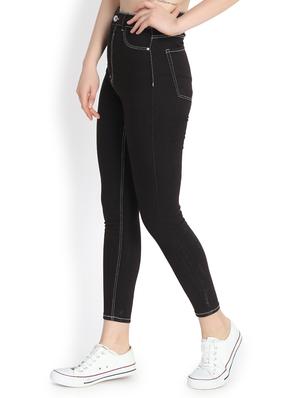 high rise skinny fit cropped jeans - 16168797 - Standard Image - 2