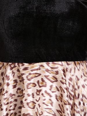 animal print flared dress - 16169392 - Standard Image - 5