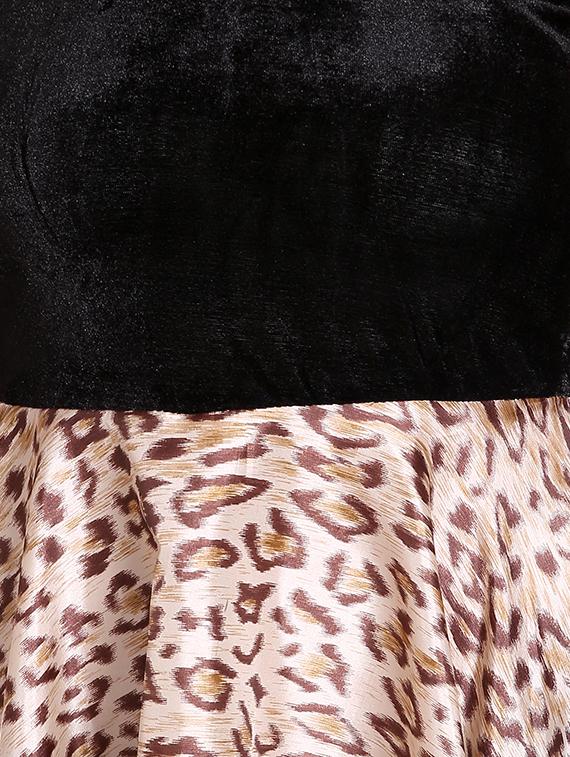 animal print flared dress - 16169392 - Zoom Image - 5