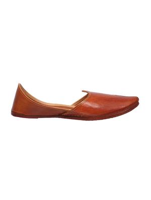 brown leather slip on jutis - 16169430 - Standard Image - 2