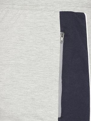grey cotton full length track pant - 16169472 - Standard Image - 5