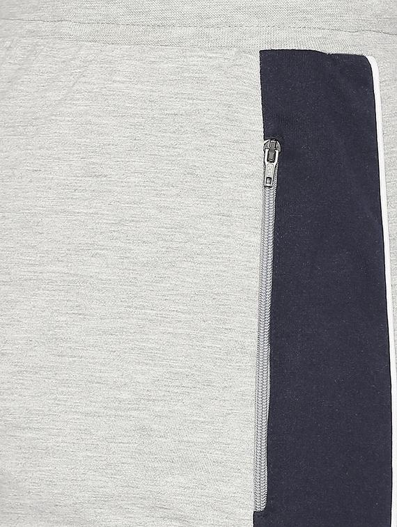 grey cotton full length track pant - 16169472 - Zoom Image - 5