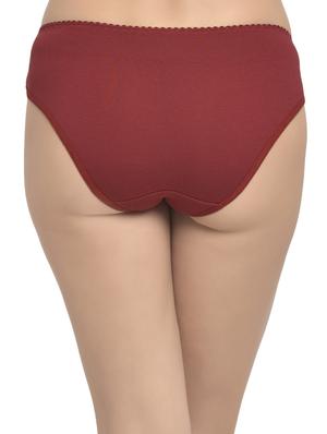 lace panel solid hipster panty - 16169957 - Standard Image - 2
