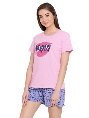 graphic print nightwear set - 16169998 - Standard Image - 2