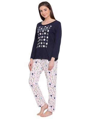 graphic print nightwear set - 16170002 - Standard Image - 2