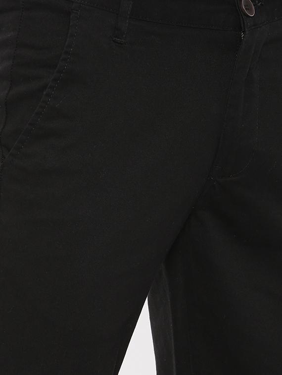 black solid chinos - 16170614 - Zoom Image - 5