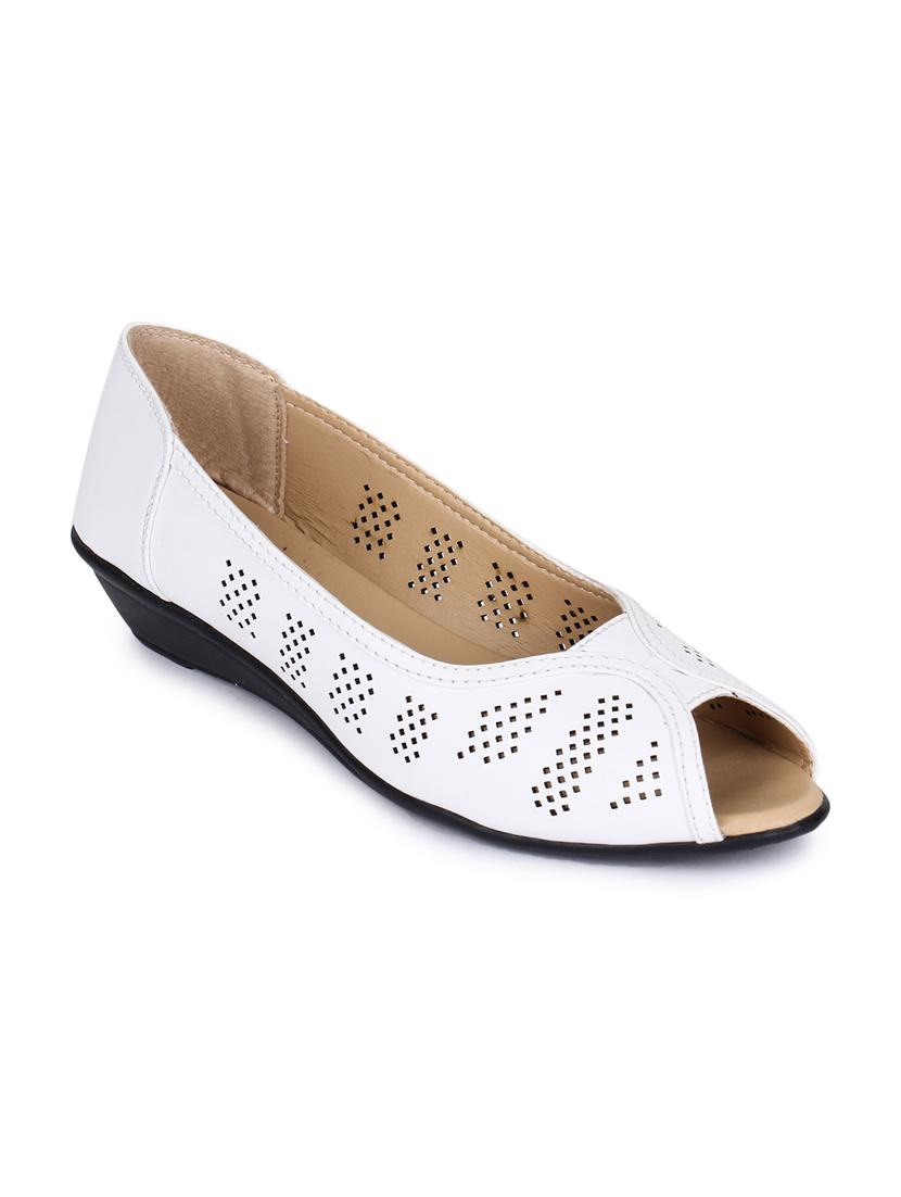 white slip on sandals - 16170881 - Zoom Image - 2