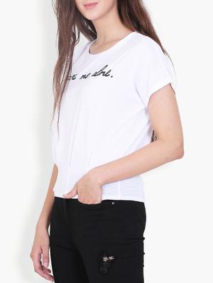 round neck letter print tee - 16170961 - Standard Image - 2