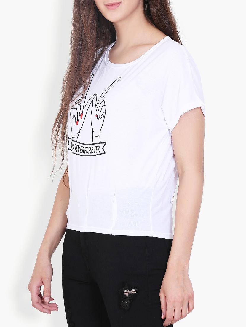 quirky print short sleeved tee - 16170962 - Zoom Image - 2