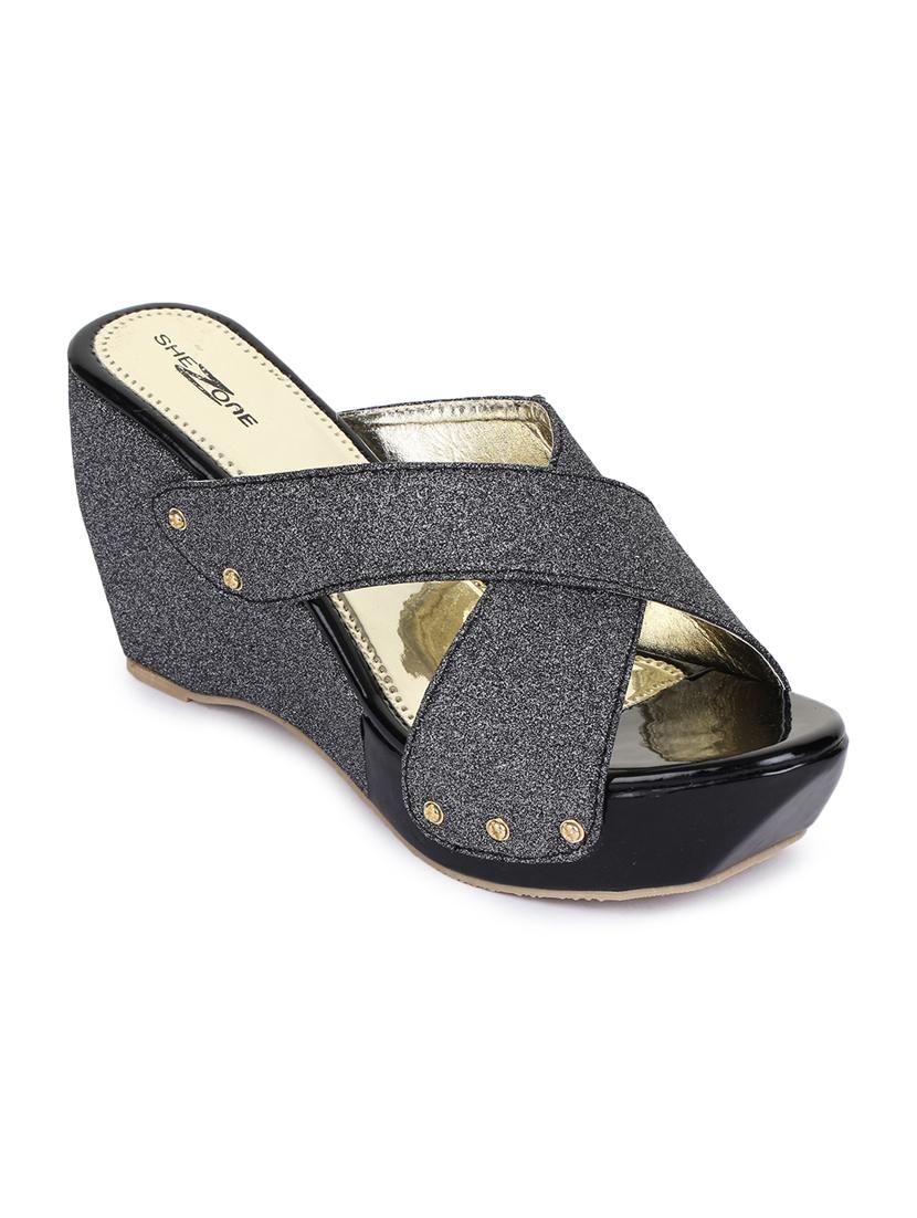 black platforms wedges - 16171060 - Zoom Image - 2