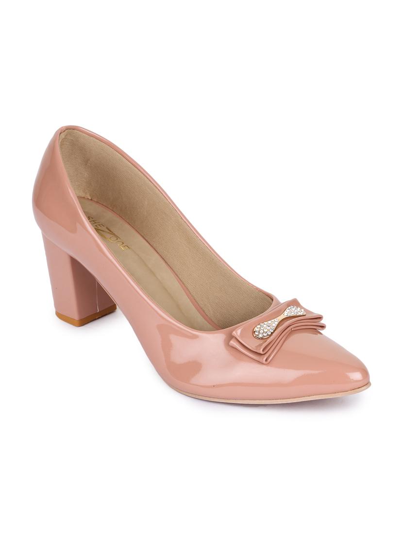 brown slip on pumps - 16171103 - Zoom Image - 2