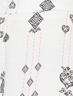 Printed flared palazzo - 16172347 - Standard Image - 5