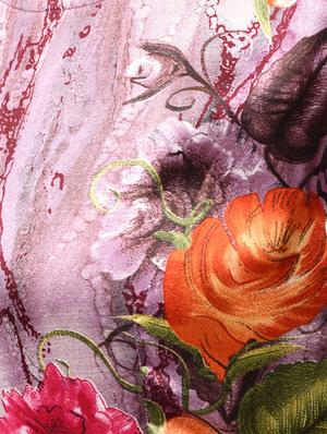 digital floral printed flared kurta - 16172933 - Standard Image - 5